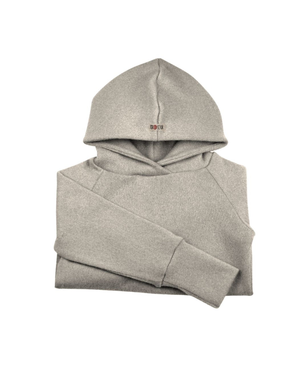 Kaschmir Kinder Hoodie Grau