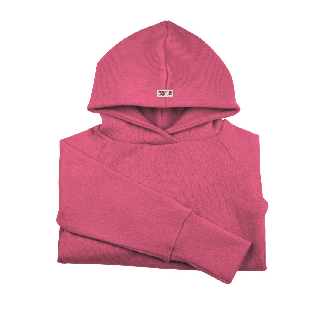 Kaschmir Kinder Hoodie Rosa