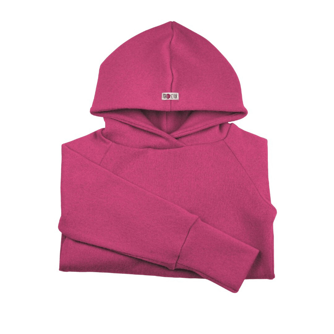 Kaschmir Kinder Hoodie Rosa