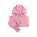 Kaschmirkapuzenjacke Lilie