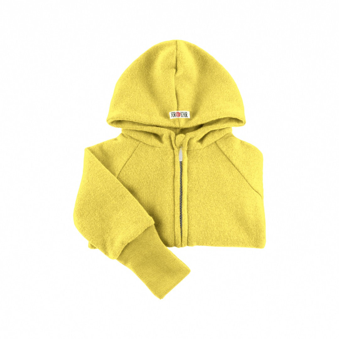 Kaschmirkapuzenjacke Sonne