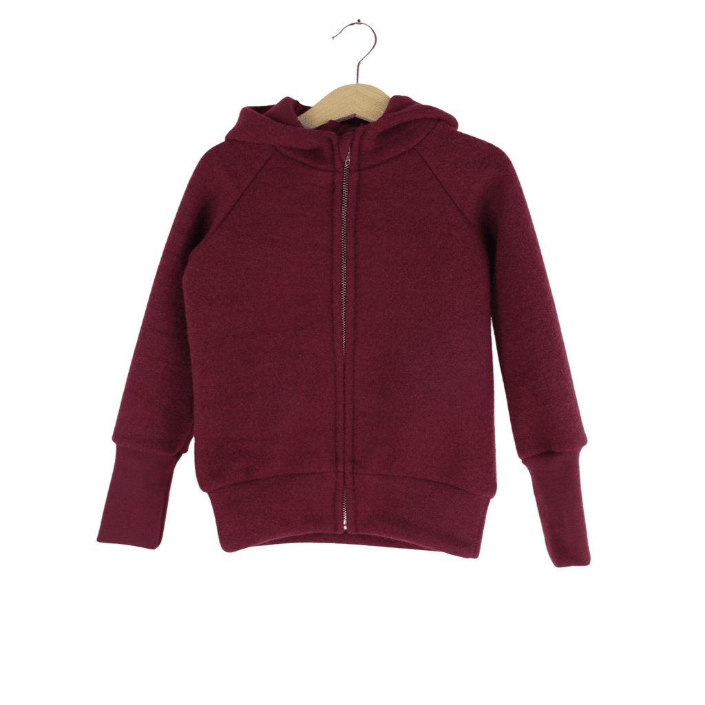 Sonderauflage: Kapuzenjacke Strick Rot 98/104 - ForSchur