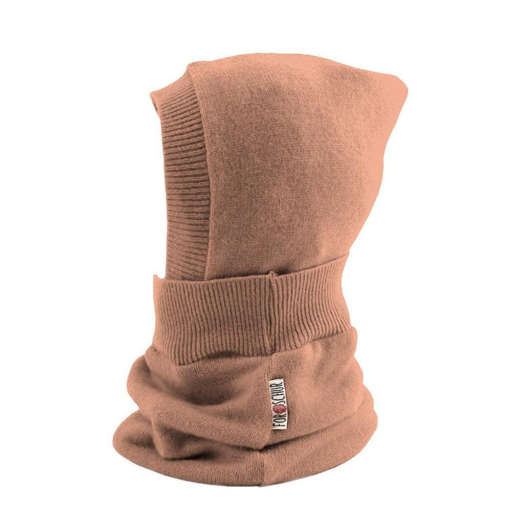 Kapuzenschal dunkle Nelke - ForSchur