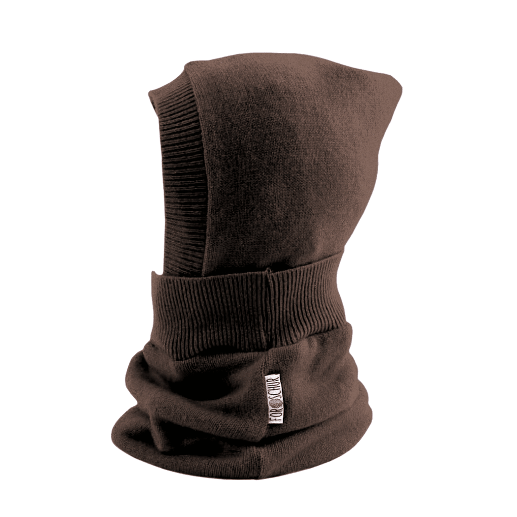 Kapuzenschal Braun/Rot meliert - ForSchur