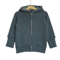 Kaschmir Kinder Kapuzenjacke Blau Gr. 86/92
