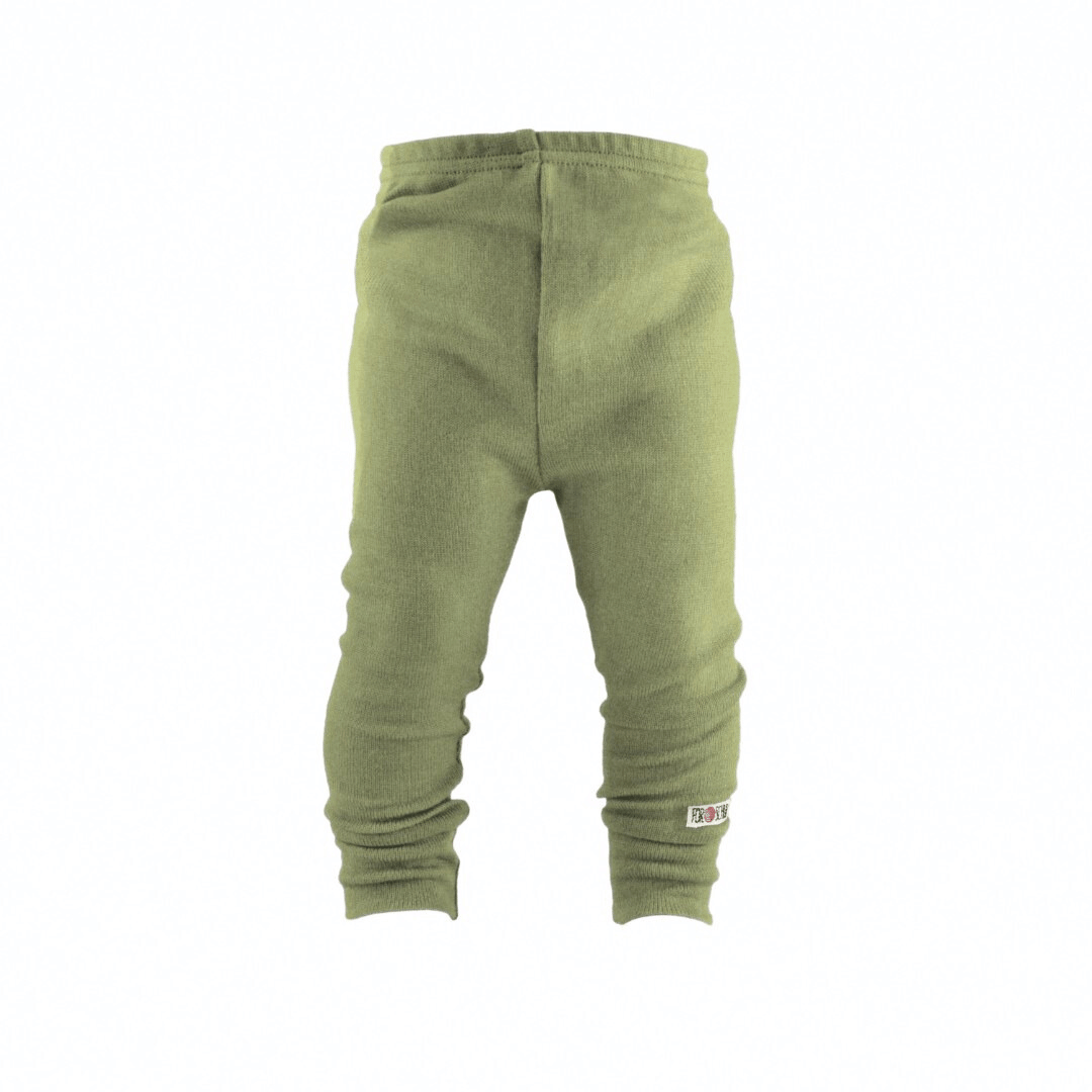 Upcycling Kaschmir Schmale Hose Grün - ForSchur