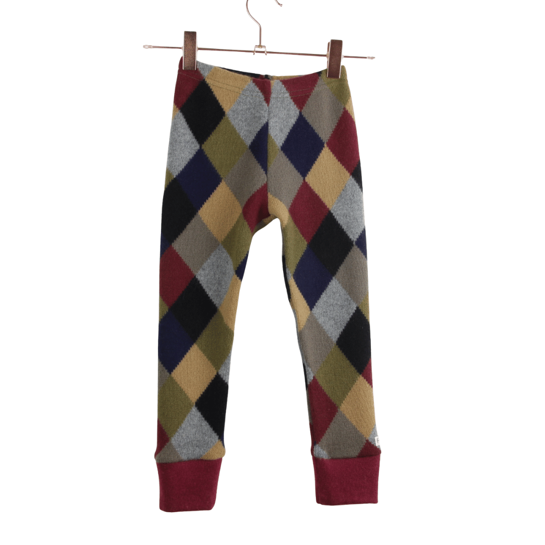 Upcycling Kaschmir Schmale Hose 98/104