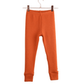 Upcycling Kaschmir Schmale Hose 98/104 Orange