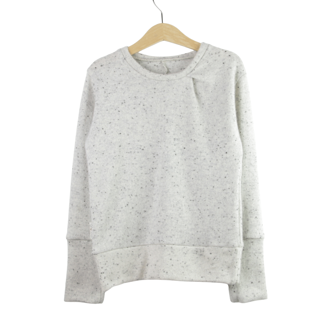 Upcycling Kaschmirpullover mit der Falte 110/116