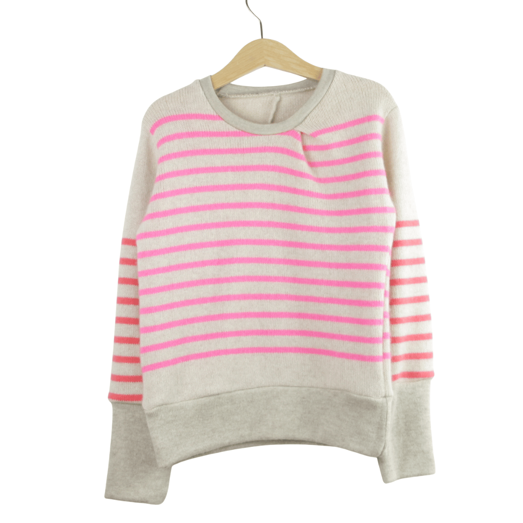 Upcycling Kaschmirpullover mit der Falte 110/116