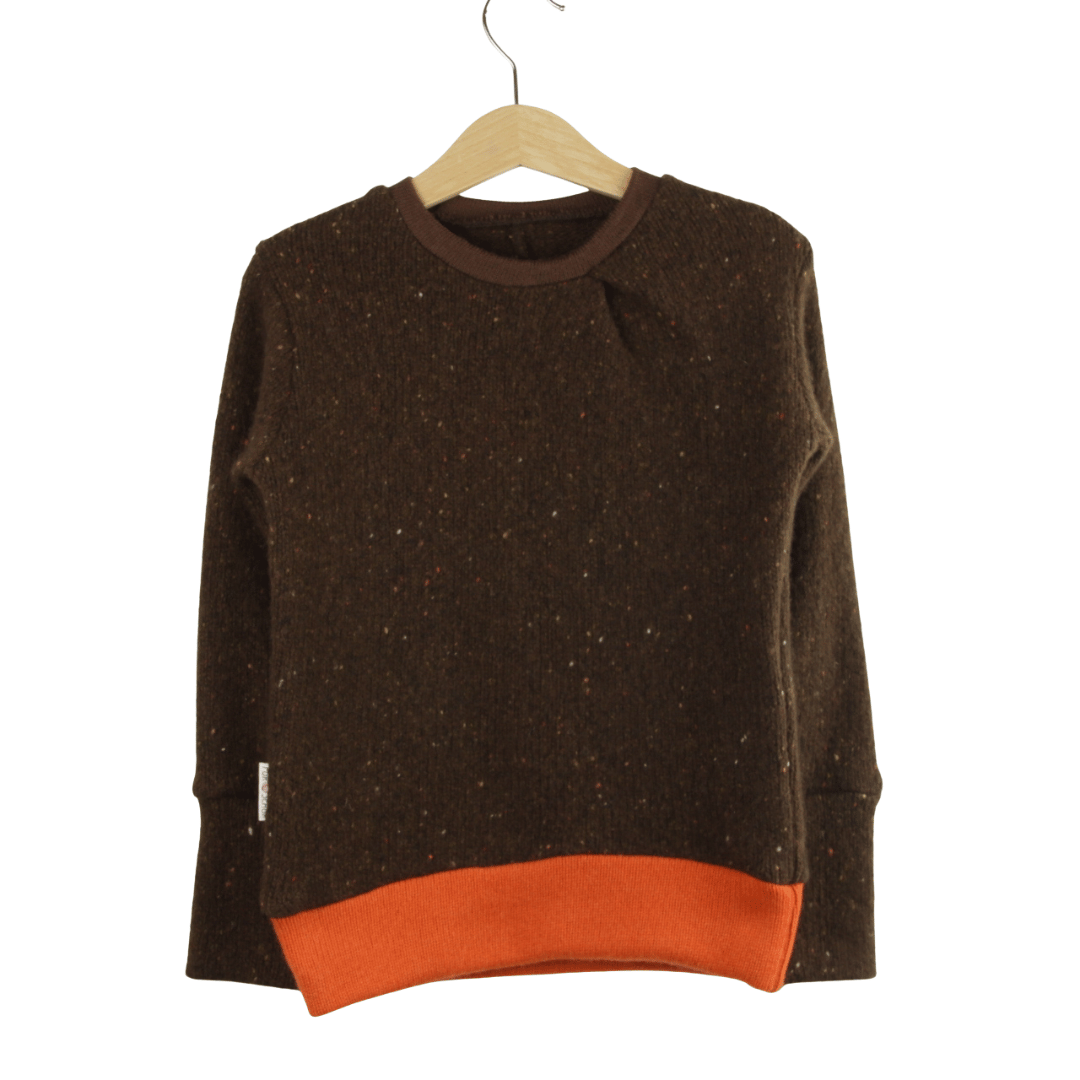 Upcycling Kaschmirpullover mit der Falte 98/104