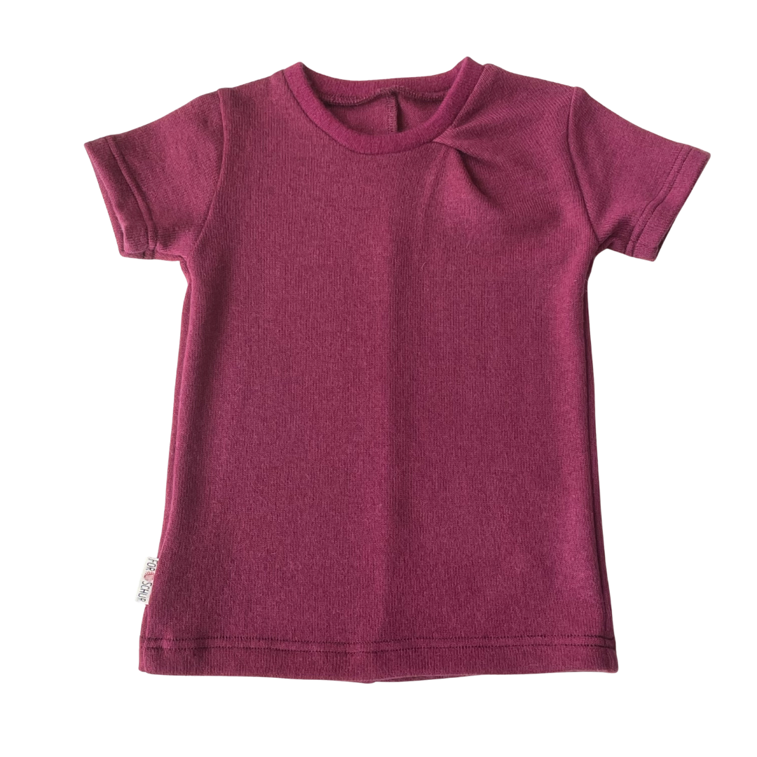Kaschmir Kinder T-Shirt mit der Falte 98/104