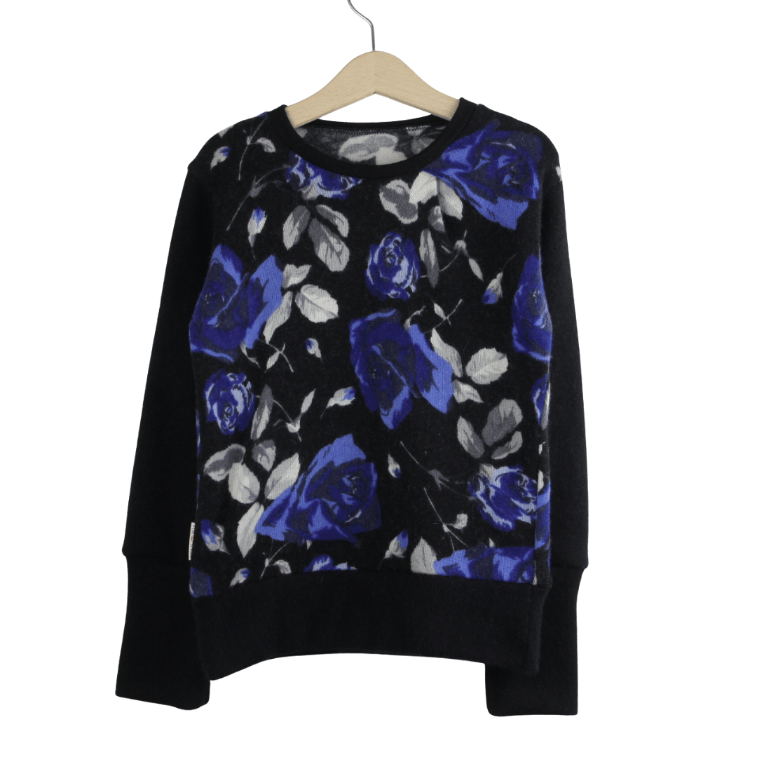 Upcycling Kaschmirpullover mit der Falte 110/116