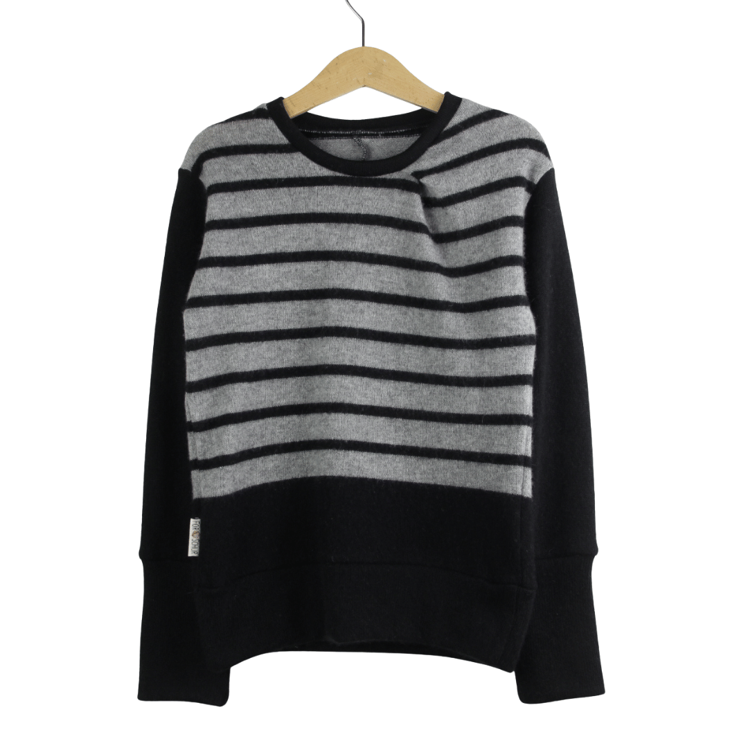 Upcycling Kaschmirpullover mit der Falte 110/116