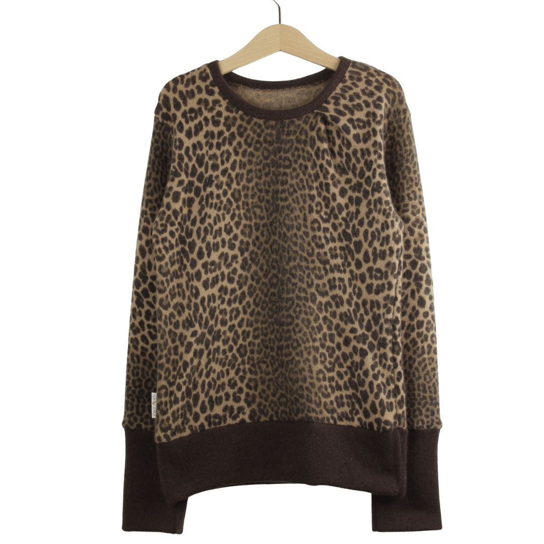 Upcycling Kaschmirpullover mit der Falte 122/128