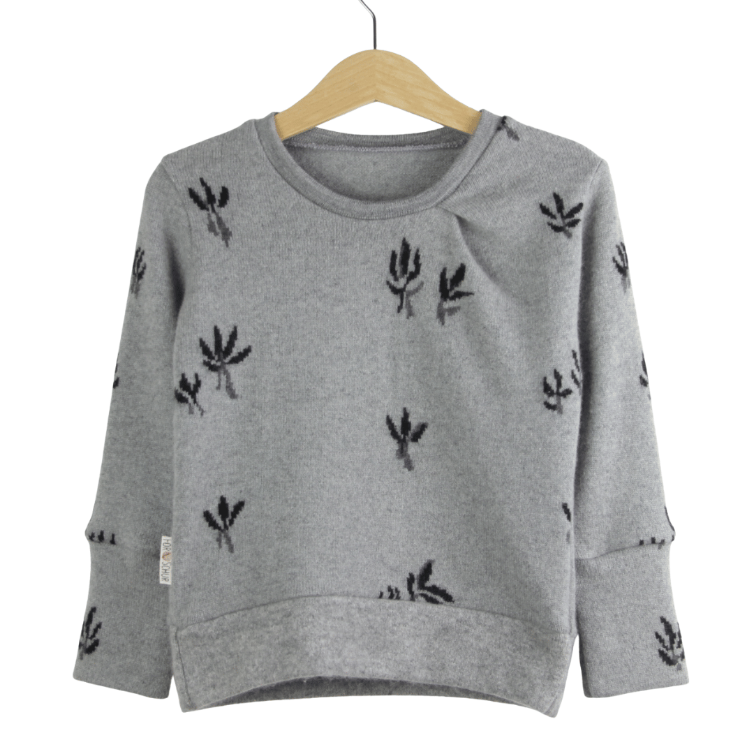Upcycling Kaschmirpullover mit der Falte 86/92