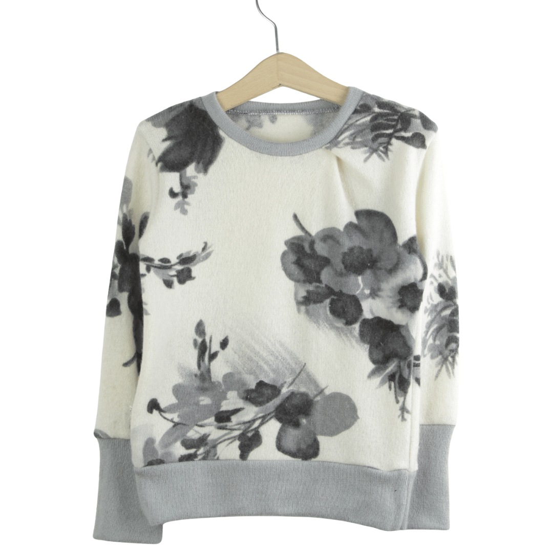 Upcycling Kaschmirpullover mit der Falte 98/104