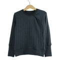 Upcycling Kaschmirpullover mit der Falte 98/104