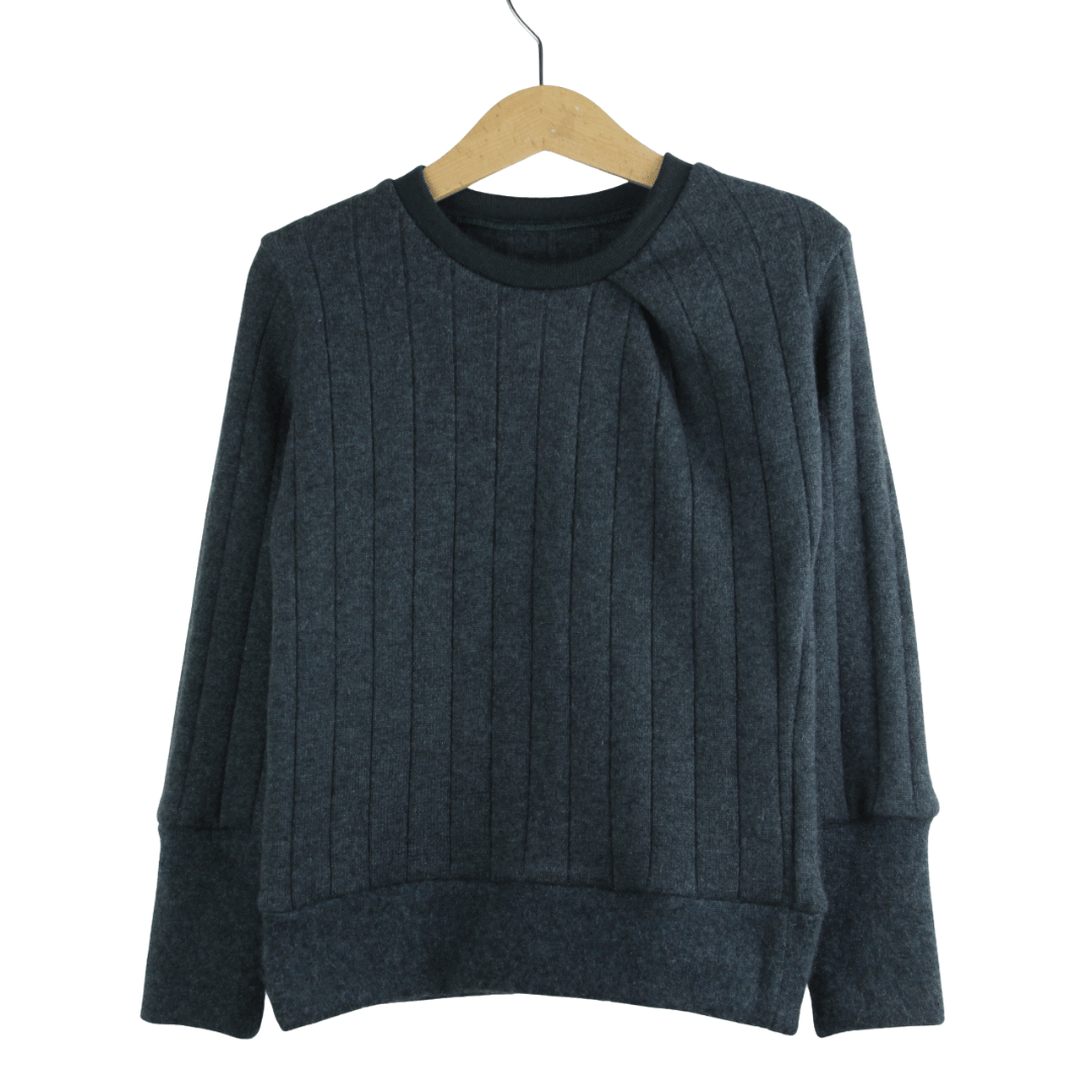 Upcycling Kaschmirpullover mit der Falte 98/104