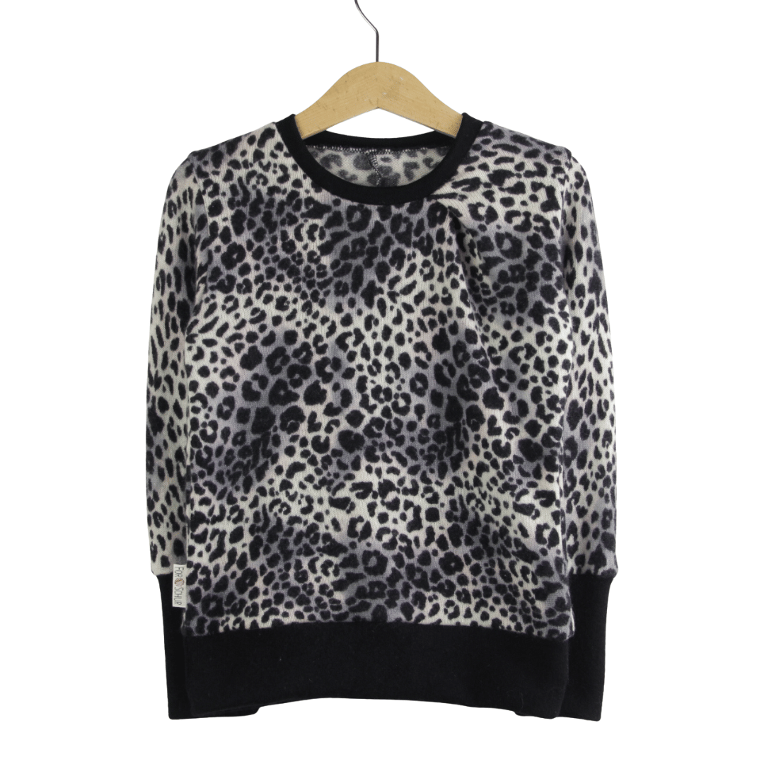 Upcycling Kaschmirpullover mit der Falte 98/104