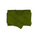 Upcycling Kaschmirpullover mit der Falte Grün