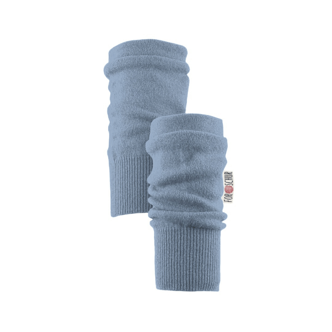 Upcycling Kaschmir Stulpen Blau - ForSchur