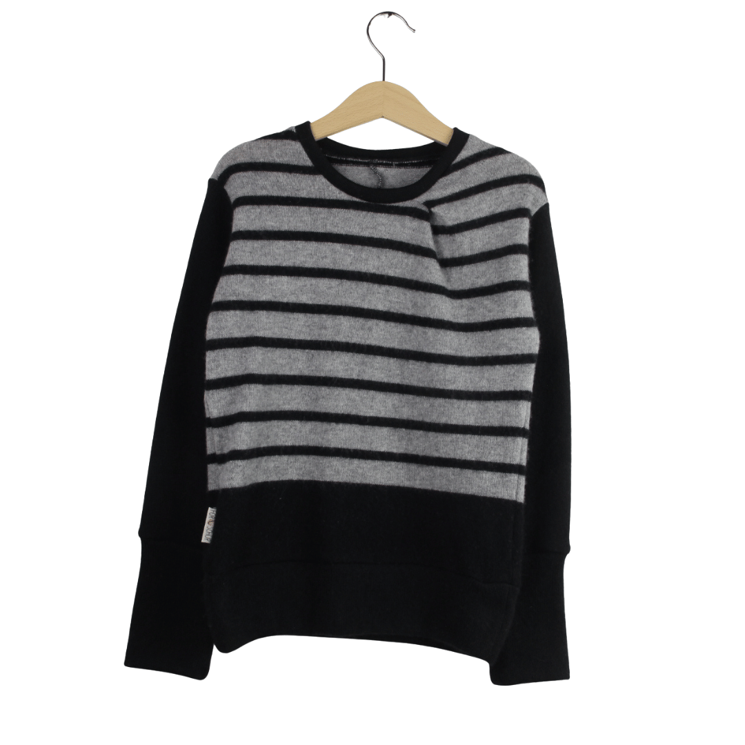 Upcycling Kaschmirpullover mit der Falte 110/116