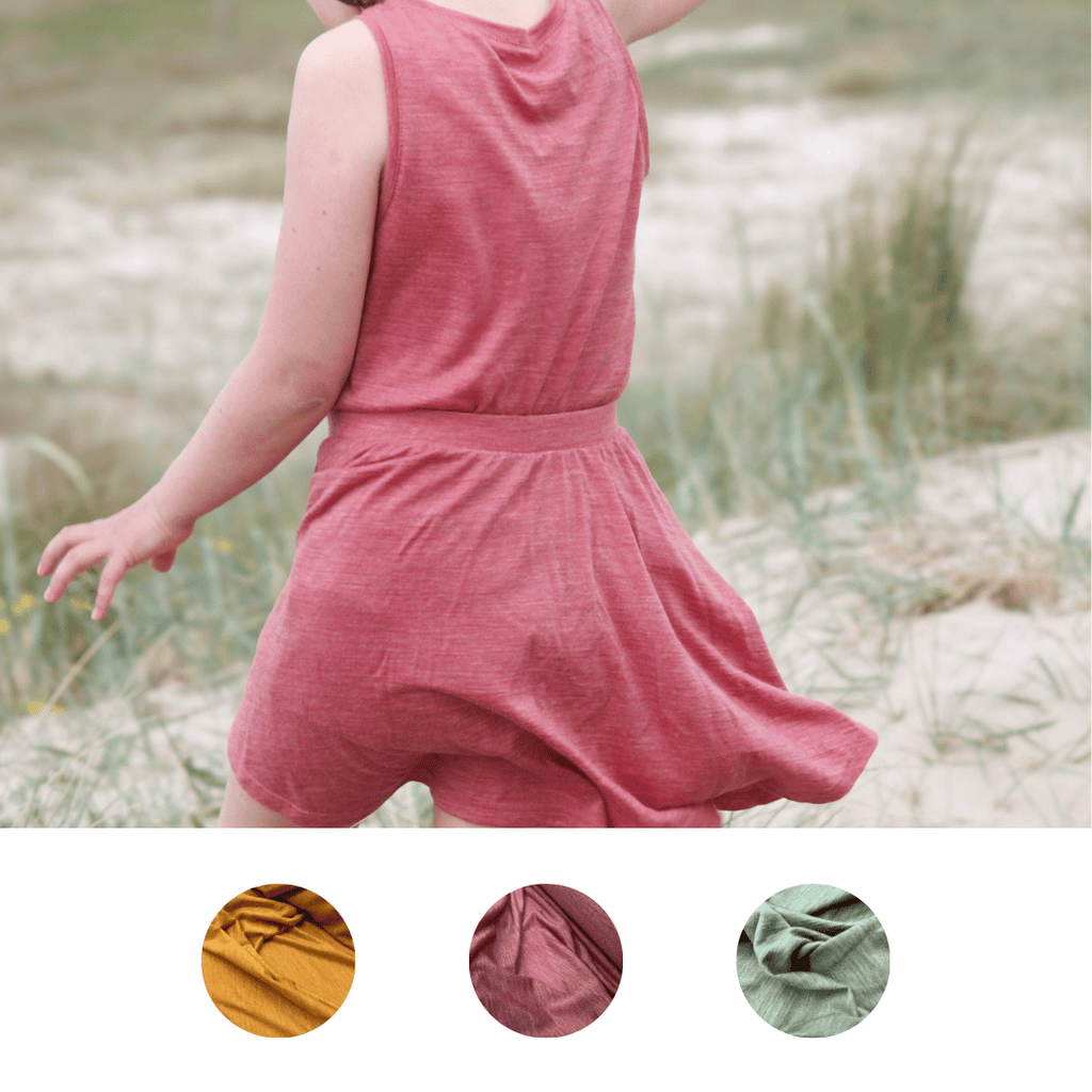 Kinder Rock mit der Falte Sommermerino