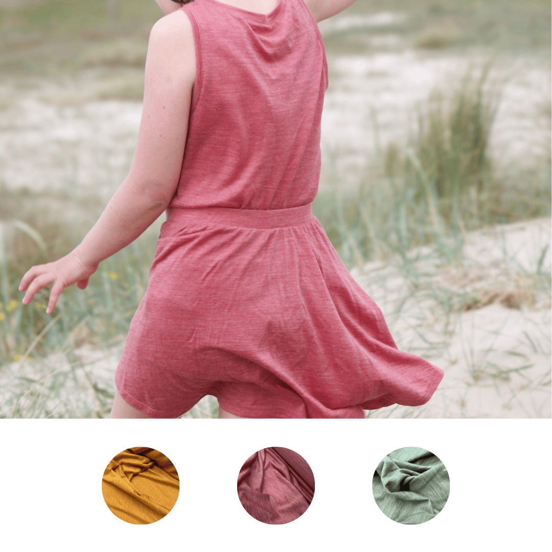 Kinder Rock mit der Falte Sommermerino