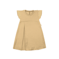 Upcycling Merino Kleid mit der Falte Braun - ForSchur
