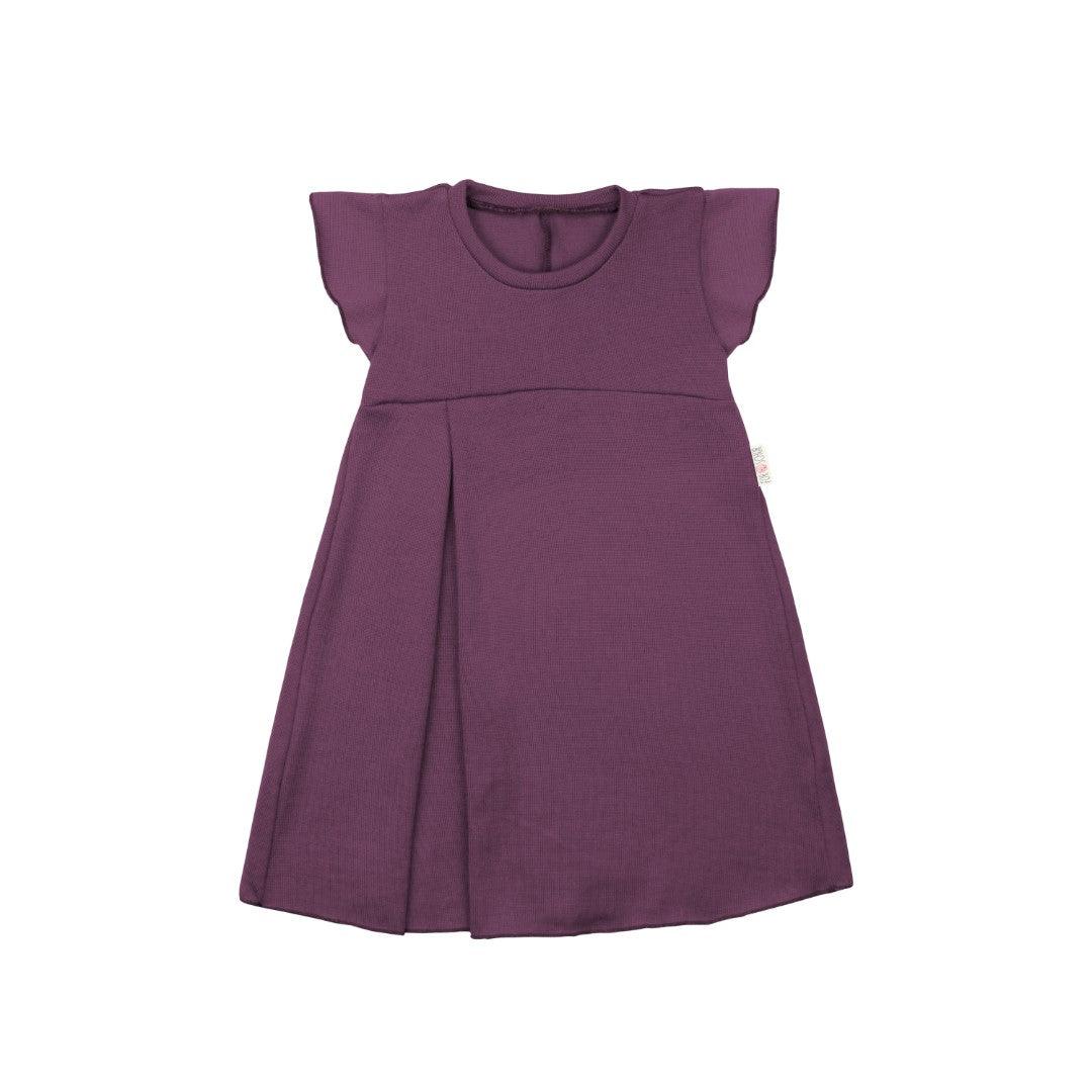 Upcycling Merino Kleid mit der Falte Aster meliert - ForSchur