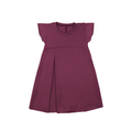 Upcycling Merino Kleid mit der Falte Lila - ForSchur