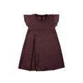 Upcycling Merino Kleid mit der Falte Rot meliert - ForSchur