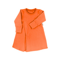Langarm Kaschmirkleid Orange