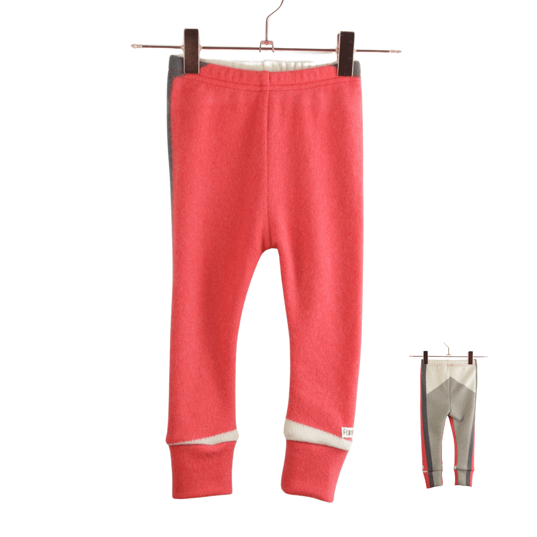 Upcycling Kaschmir Schmale Hose Gr.74/80