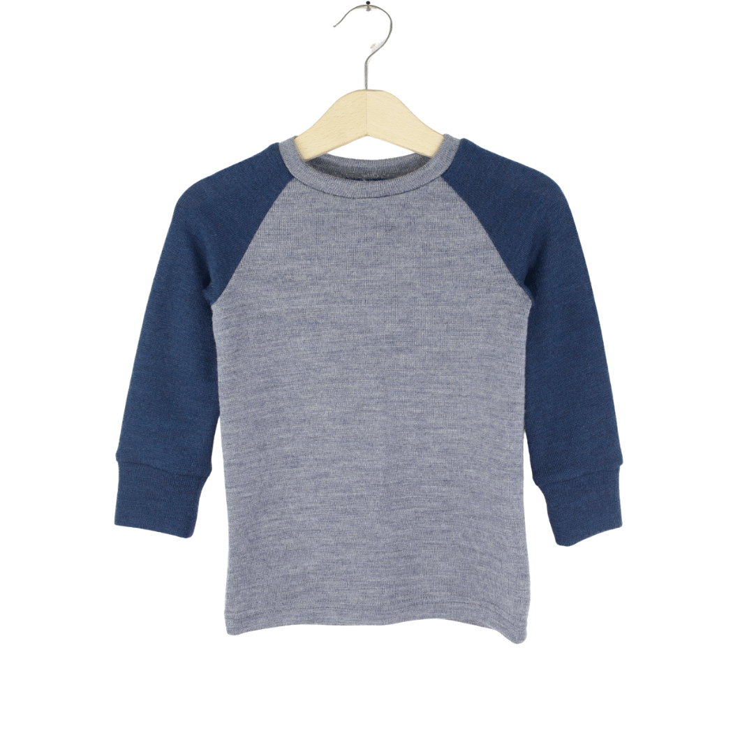 Upcycling Merino Kinder Longsleeve - ForSchur