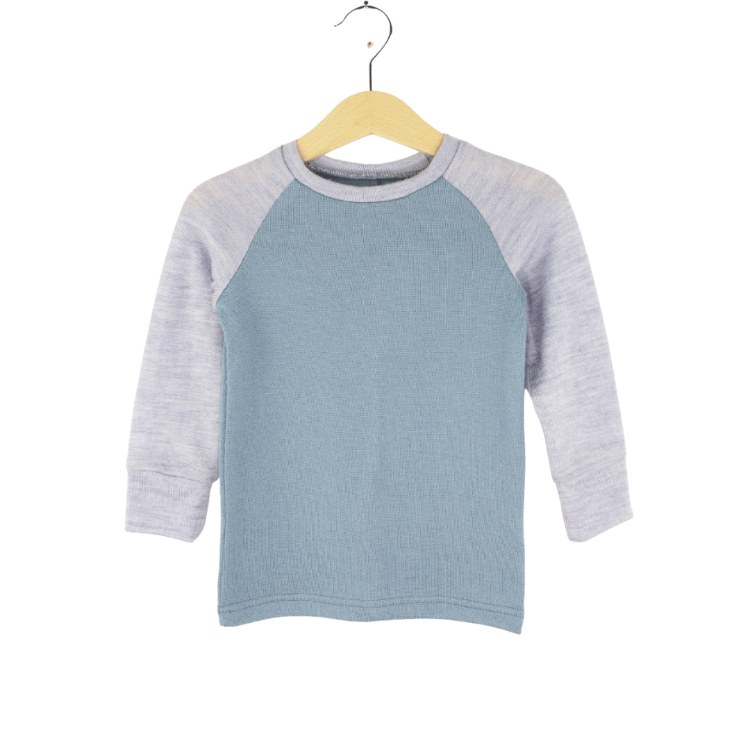 Upcycling Merino Kinder Longsleeve - ForSchur