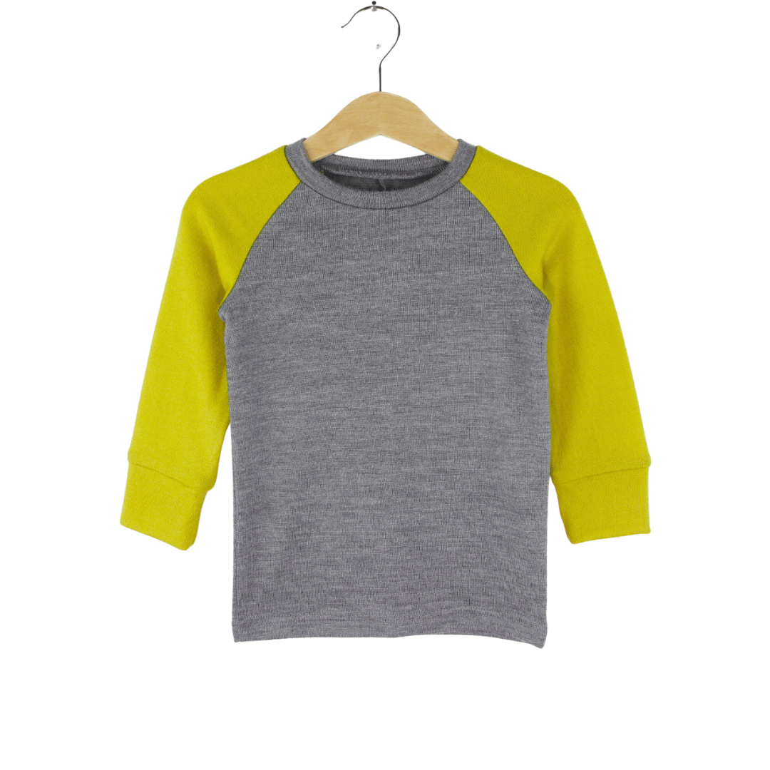 Upcycling Merino Kinder Longsleeve - ForSchur