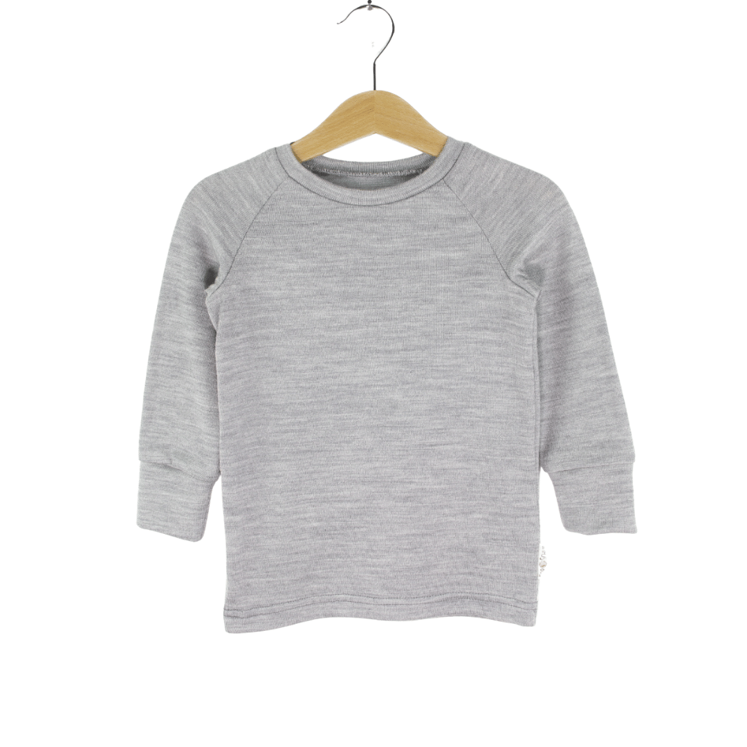 Upcycling Merino Kinder Longsleeve - ForSchur