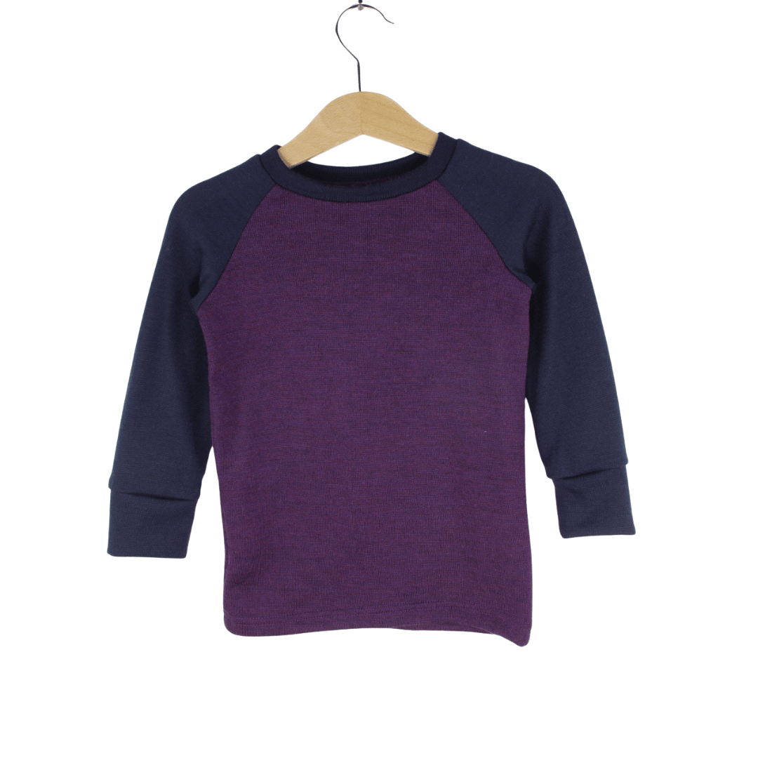 Upcycling Merino Kinder Longsleeve - ForSchur