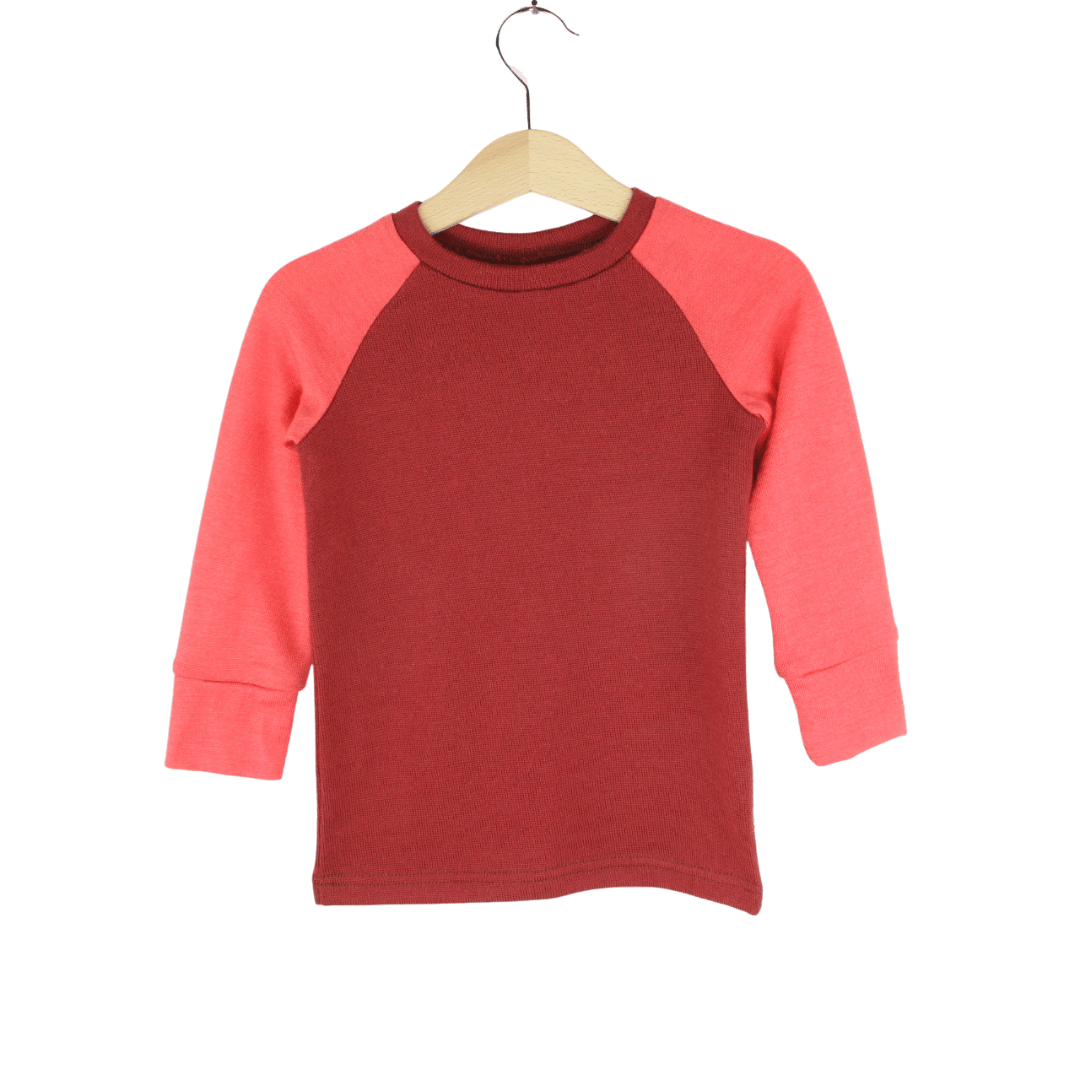 Upcycling Merino Kinder Longsleeve - ForSchur