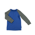 Merino Kinder Longsleeve Blau
