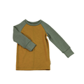 Upcycling Merino Kinder Longsleeve Braun