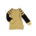 Upcycling Merino Kinder Longsleeve Gelb