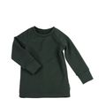 Upcycling Merino Kinder Longsleeve Grün