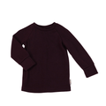 Upcycling Merino Kinder Longsleeve Lila