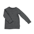Upcycling Merino Kinder Longsleeve Grau