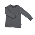 Merino Kinder Longsleeve Grau