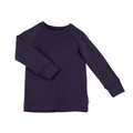 Upcycling Merino Kinder Longsleeve Lila