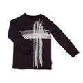 Upcycling Merino Kinder Longsleeve Lila
